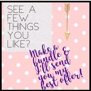 Make a bundle and I’ll send you my best offer! 📦